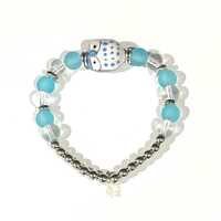 Teal Owl Bracelet