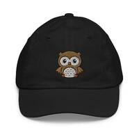 Owl hat kids, embroidered unisex Youth baseball cap, owl hat for boys and girls, 2-10 year old, owl 