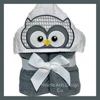 Owl Hooded Towel, Baby Boy Gift, Baby Boy Toddler Hooded Towel