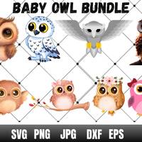 Baby Owl Clipart PNG Superb Owl Boho Flower Bird Wall Art Cute Owl Nursery Decor Owl Babyshower Wood