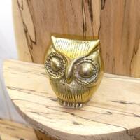 Ornate Brass owl paper weight