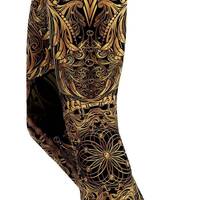 Golden Ornamental Owl Leggings