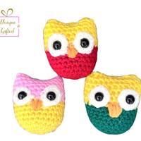 Handmade Crochet Mini Owls