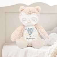 Personalized Plush Owl Teddy &ndash; Baby Gift, Newborn Keepsake