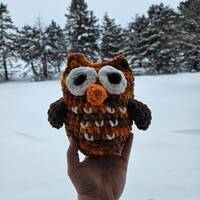 READY TO SHIP | Fall owl plushie | Finished owl plushie