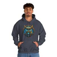 steampunk owl, cozy soft, warm hoodie unique design , great gift , stylish , Unisex Heavy Blend&trad