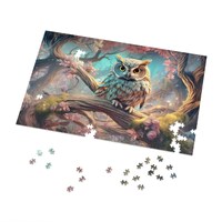 Mystic Owl Forest Jigsaw Puzzle (252, 500,1000-Piece), Child, Adult, Family
