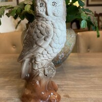 Owl figurine vintage collectible