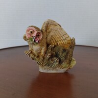 Harmony Kingdom "Tender Is The Night" Owl Figurine / Lid