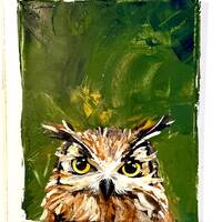 Owl Painting