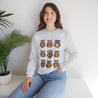 Owl Unisex Heavy Blend&trade; Crewneck Sweatshirt