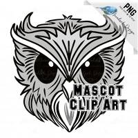Owls PNG, Owls Mascot, Preppy Mascot, Football Mascot, School Spirit, Team Mascot, School pride, ret