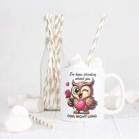 Owl Mug, Custom Mug, Couples Mug, Owl Lover Gift, Valentines Gift, Anniversary Gift, Valentines Day 