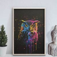 Owl - photo print poster - wall art