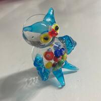 Glass Owl Figurine - hand crafted in Germany