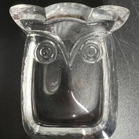Kosta Boda Crystal Owl Sculpture Sweden