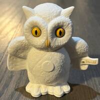 Steiff Boutique Rare Mint Condition Porcelain Owl Figurine in Original Box