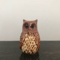 Owl Ceramic Figurine Vintage Collectible