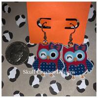 Americana Owl Earrings