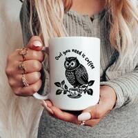 Funny Owl Mug, Bird Lover Mug, Bird Lover Gift, Bird Watching Gift, Funny Bird Watcher Gift,  Birder