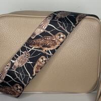 Owl design bag strap, crossbody Bag Strap - Shoulder Straps for Handbags - Replacement Bag Straps