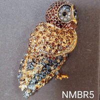 Nolan Miller Owl Brooch