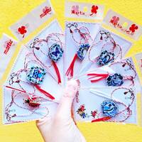 Martisor, martisoare, ladybug owl martisor. Romanian traditional martisor, Romanian gifts, Bulgarian