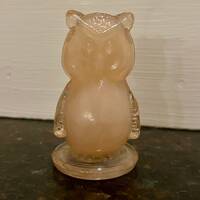 RARE Boyd Art Glass 1999 Rosie Owl Figurine