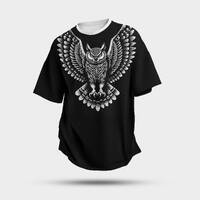 Majestic Dotwork Owl Vector Illustration