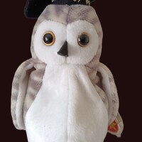 Ty Wiser the Owl Beanie Baby. Vintage. Graduation Gift for Collectors