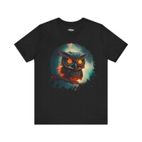 Cyber Owl shirt, SCI-FI Shirt, OWL Shirt, sci-fi fantasy shirt, 80's robot shirt, nerdpunk shirt