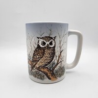 Otagiri embossed owl mug
