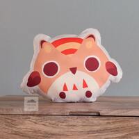Handmade Peach Owl Cushion