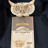 Intricate but easy Owl Box 3D puzzle