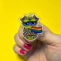 Pride Owl | Acrylic Pin