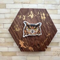 Owl, Great Horned - Pin (Broach)