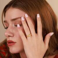 10K Gold Owl Ring, Boho Bird Jewelry