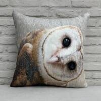 Owl Pillow, Loft Pillow Sham, Owl Pillow Case, Owl Cushion, Animal Pillow Case, Pillow Cover, Pillow
