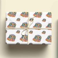 Owl Wrapping Paper, Personalised Gift Wrap