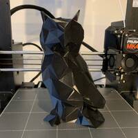 3D Printed Low Poly Owl