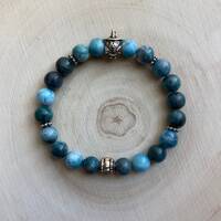 Apatite owl bracelet