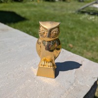 Franklin Mint Egyptian Gold Owl 1988 Treasury of Owls Series