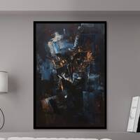 Printable Abstract Animalia - Owl - Digital Art Wall Decor, Animal Poster, Art Print, Abstract Illus