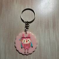 Sweet Warrior Owl Keychain