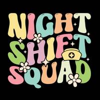 Night Shift Squad Png, Funny Nursing Rn Lpn Cna Owls Png, Night Shift Lover For Nurse Png