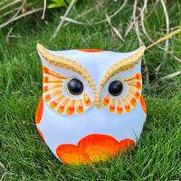 Colorful Owl Figurine