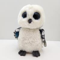 Vintage Ty Beanie Boo 'Spells' the Snowy Owl (Medium 9 inch) - Solid Eyes *Rare*