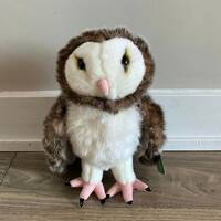 Barn Owl Stuffed Animal Plush Toy 10"