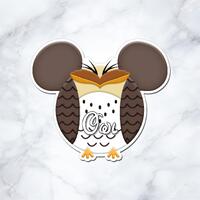 Personalized Owl Cruise Door Magnet, Winnie the Pooh Custom Name Mouse Ear Decor