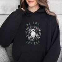 Be Hoo You Are Sweatshirt, Owl Hoodie, Outdoorsy Sweatshirt, Nature Lover Hoodie, Camping Sweatshirt